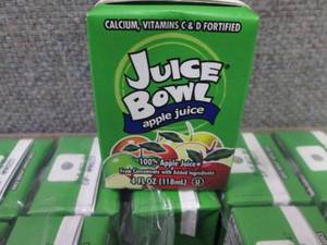44- 4 oz Juice Bowl Apple Juice Box...