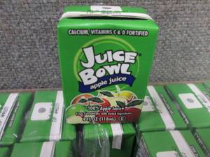 44- 4 oz Juice Bowl Apple Juice Box...