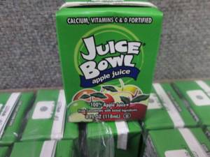 44- 4 oz Juice Bowl Apple Juice Box...