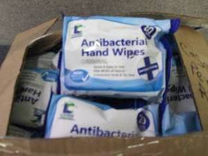 36- 20 pks Antibacterial Hand Wipes...