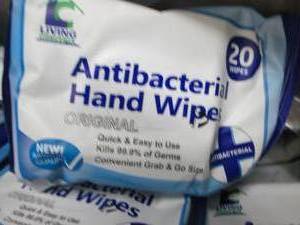 36- 20 pks Antibacterial Hand Wipes...