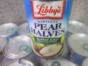 12- 15 oz Libbys Pear Halves...