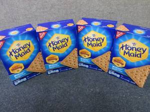 4- 14.4 oz Boxes Honey Maid Graham ...