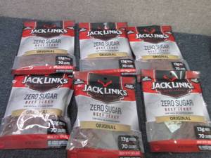 6- 2.6 oz Jack Links Zero Sugar Bee...