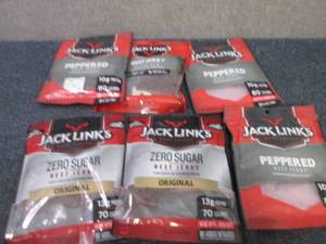 6 Assorted Jack Links Beef Jerky...