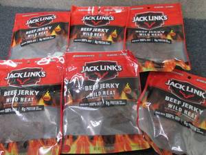 6- 3.25 oz Jack Links Wild Heat Bee...