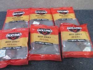 6- 3.25 oz Jack Links Original Beef...