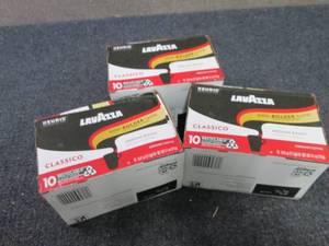 3- 10 pks LavAzza Medium Roast Kcup...