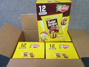 4- 12pks Keebler Fudge Stripe Minis...