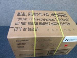 Sealed Case of 12 MREs Meal Ready ...