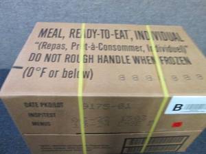 Sealed Case of 12 MREs Meal Ready ...