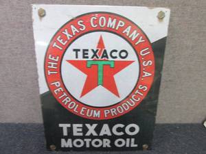 Metal Texaco Sign 16x12.5 inches...