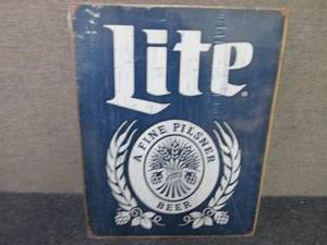 Metal Lite Beer Sign 16x12.5 inche...