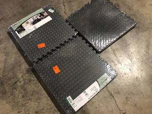 lot 13 image: Lot of TrafficMaster  Dark Gray 24 in. W x 24 in. L x 0.47 in. T Gym Interlocking Flooring (24 sq. ft.) (6-Pack)
