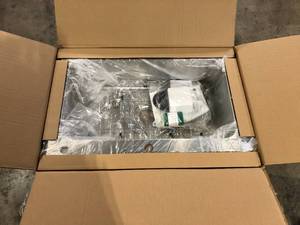 lot 30 image: Glacier Bay Bratten Drop-InUndermount 18G Stainless Steel 33 in. 2-Hole Single Bowl Kitchen Sink with Accessories customer return review pictures