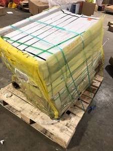 lot 39 image: Pallets with Florida Tile Home Collection Hickory Wood Beige 8 in. x 36 in. Porcelain Floor and Wall Tile (27 cases  419.58 sq. ft.  Pallet)