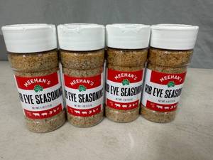 lot 11 image: 4 New Meehans Rib Eye Seasoning