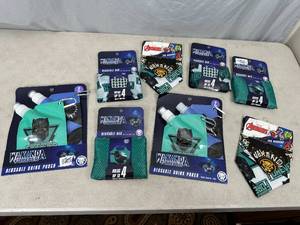 lot 18 image: New Marvel Avengers Wakanda Bags, Water Bottles, Bandanas