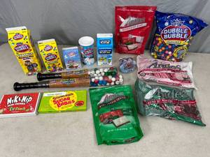 lot 33 image: Assorted Candy, Gumballs, Andes Mints, Etc