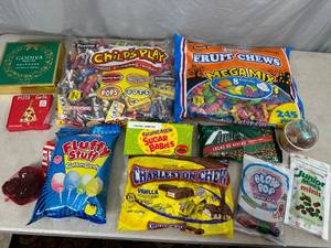 lot 34 image: Assorted Candy, Godiva, Charleston Chew, Etc.