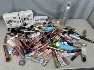 lot 43 image: Large Lot of Makeup, Haircare, and More - Some Partial