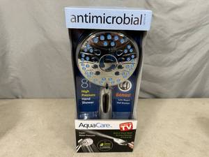 lot 59 image: New AquaCare Handheld Shower Head with Hose