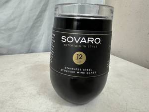 lot 60 image: New Sovaro 12 oz Wine Tumbler