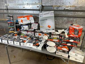 lot 66 image: Customer Return  Overstock Light Fixtures - Take What You Want