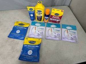 lot 123 image: New Foot Care Powder, Foot Masks, Foot Cream, Microban, and More