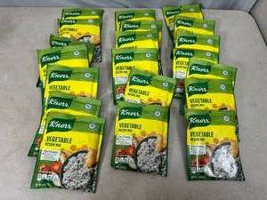 lot 142 image: 20 New Knorr Vegetable Recipe Mix