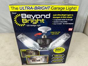 lot 146 image: New Beyond Bright LED Garage Light Bulb