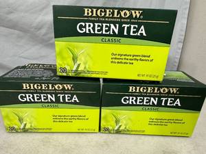 lot 170 image: 60 Tea Bags Bigelow Green Tea Classic Tea