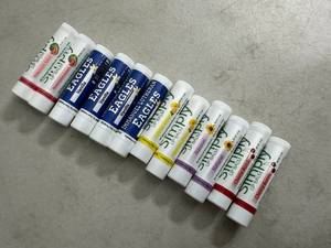 lot 199 image: 12 New Natural Beeswax Lip Moisturizer