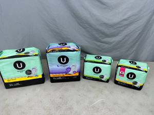 lot 203 image: Assorted Kotex U Feminine Pads