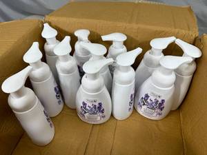 lot 227 image: 12 New Rosemary Lavender Foaming Hand Sanitizer with Essential Oils