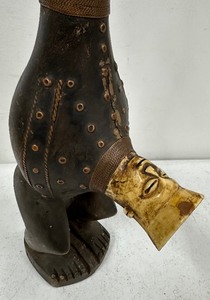 Wood &amp Bone African Smoking Pipe