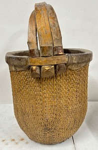 Antique Vintage Gathering Basket