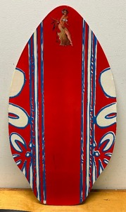 NOS Skimboard &amp Metal Corona Surfboard Sign