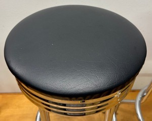 Pair of Chrome Bar Stools