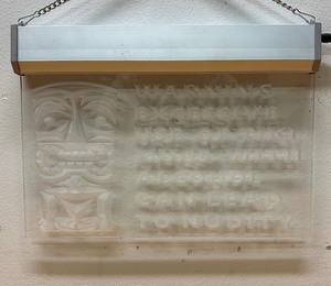Novelty TIKI Lighted Bar Sign