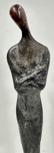 TALL Skinny Bronze Semi Abstract Figure