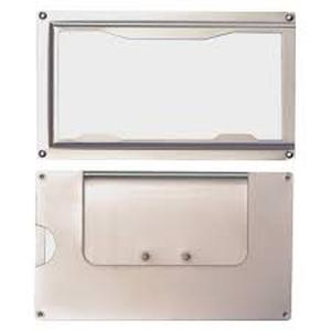 lot 112 image: TWO (2) - 3pk Metal Bin Labels Nickel - Room Essentials