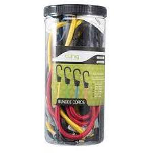 lot 150 image: Cling 20pc Assorted Bungee Cords