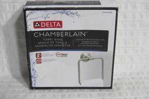 lot 28 image: Delta Chamberlain Towel Ring SpotShield in Brushed Nickel