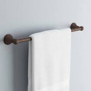 lot 83 image: Delta Crestfield 24 in. Towel Bar in Venetian Bronze