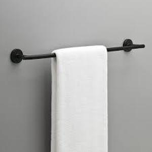 lot 84 image: Delta Lyndall 24 in. Wall Mount Towel Bar Bath Hardware Accessory in Matte Black