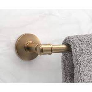 lot 86 image: Glacier Bay Parsons 18in Towel Bar in Brushed Gold