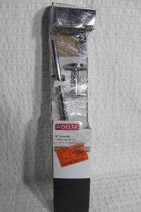lot 62 image: Delta Lyndall 18 in. Wall Mount Towel Bar Bath Hardware Accessory in Polished Chrome
