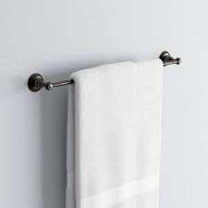 lot 64 image: Delta Porter 24 in. Towel Bar in Oil Rubbed Bronze