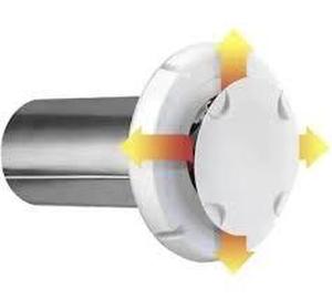 lot 104 image: Everbilt 4 in. Spring Loaded Exhaust Hood in White